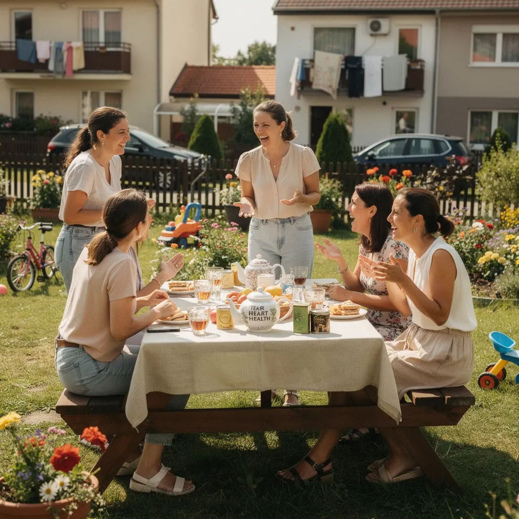 Különböző gyógynövények, mint a kamilla és a hársfa, egy asztalon.